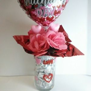 Valentine's Candy Filled Vase
